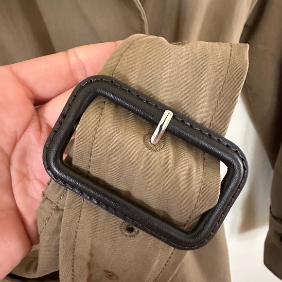 Mango khaki small trench coat - Picture 7 of 11